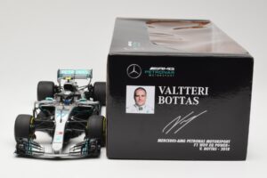 Mercedes AMG Petronas W09 #77 V. Bottas F1 2018 Minichamps 1:18 110180077 Metalas - nuotrauka 6 iš 6