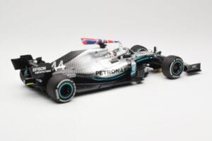Mercedes AMG Petronas W10 #44 L. Hamilton Winner British GP 2019 Minichamps 1:18 110191044 Metalas - nuotrauka 2 iš 6