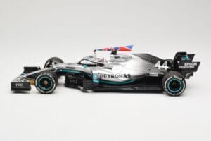 Mercedes AMG Petronas W10 #44 L. Hamilton Winner British GP 2019 Minichamps 1:18 110191044 Metalas - nuotrauka 3 iš 6