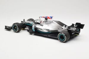 Mercedes AMG Petronas W10 #44 L. Hamilton Winner British GP 2019 Minichamps 1:18 110191044 Metalas - nuotrauka 5 iš 6