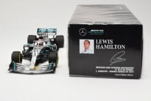 Mercedes AMG Petronas W10 #44 L. Hamilton Winner Chinese GP 2019 Minichamps 1:18 110190344 Metalas - nuotrauka 6 iš 6