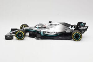 Mercedes AMG Petronas W10 #44 L. Hamilton F1 World Champion 2019 Minichamps 1:18 110190044 Metalas - nuotrauka 3 iš 6