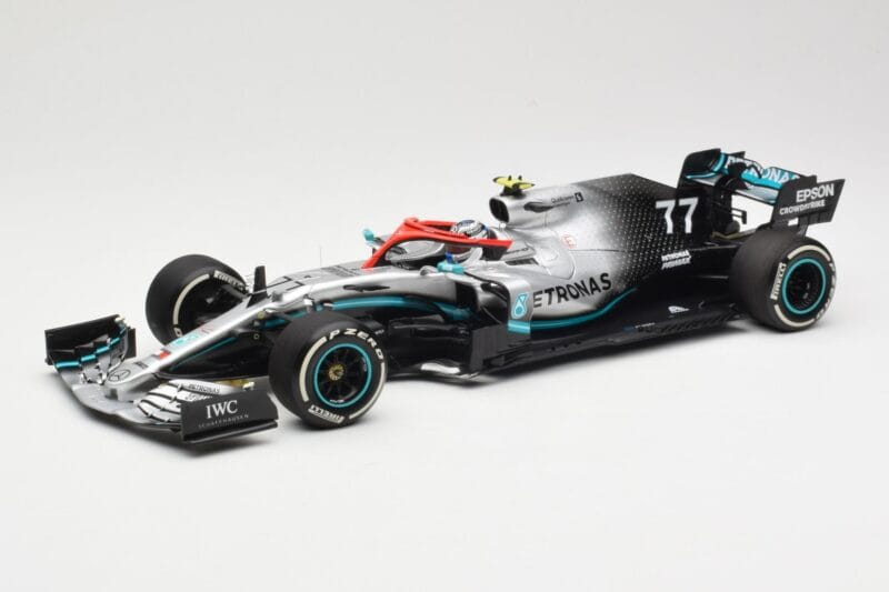 Mercedes AMG Petronas W10 #77 V. Bottas 3rd Place Monaco GP 2019 Minichamps 1:18 110190677 Metalas