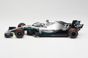 Mercedes AMG Petronas W10 #77 V. Bottas British GP 2019 Minichamps 1:18 110191077 Metalas - nuotrauka 3 iš 6