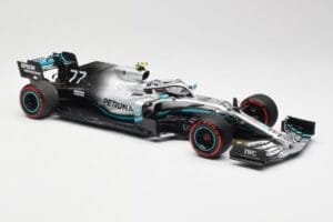 Mercedes AMG Petronas W10 #77 V. Bottas British GP 2019 Minichamps 1:18 110191077 Metalas - nuotrauka 4 iš 6