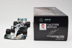 Mercedes AMG Petronas W10 #77 V. Bottas British GP 2019 Minichamps 1:18 110191077 Metalas - nuotrauka 6 iš 6