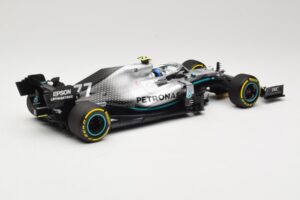 Mercedes AMG Petronas W10 #77 V. Bottas Winner USA GP 2019 Minichamps 1:18 110191877 Metalas - nuotrauka 2 iš 6
