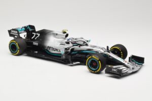 Mercedes AMG Petronas W10 #77 V. Bottas Winner USA GP 2019 Minichamps 1:18 110191877 Metalas - nuotrauka 4 iš 6