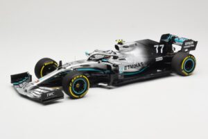 Mercedes AMG Petronas W10 #77 V. Bottas Winner USA GP 2019 Minichamps 1:18 110191877 Metalas