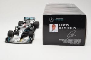 Mercedes AMG Petronas W10 EQ Power+ #44 L. Hamilton USA GP F1 World Champion 2019 Minichamps 1:18 110191844 Metalas - nuotrauka 7 iš 7