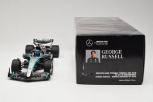Mercedes AMG Petronas W15 E Performance #63 G. Russell Winner Austrian GP 2024 Minichamps 1:18 110241163 Metalas - nuotrauka 6 iš 6