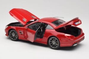 Mercedes AMG SL 63 R231 Raudonas Maisto 1:18 36199 Metalas - nuotrauka 5 iš 8