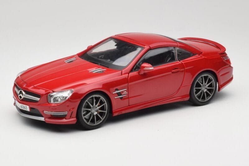 Mercedes AMG SL 63 R231 Raudonas Maisto 1:18 36199 Metalas