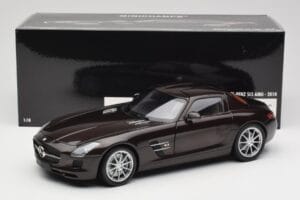 Mercedes AMG SLS C197 Brown Metallic Minichamps 1:18 100039028 Metalas - nuotrauka 8 iš 8
