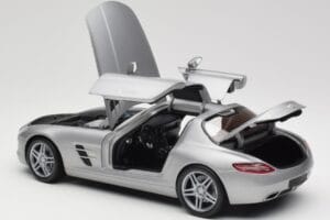 Mercedes AMG SLS C197 Grey Metallic Minichamps 1:18 100039025 Metalas - nuotrauka 5 iš 8