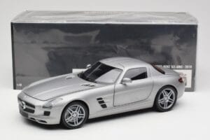 Mercedes AMG SLS C197 Grey Metallic Minichamps 1:18 100039025 Metalas - nuotrauka 8 iš 8