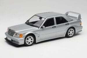 Mercedes 190E W201 2.5-16 EVO 2 Astral Sidabrinis Metallic Minichamps 1:18 155036101 Metalas