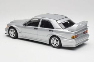 Mercedes 190E W201 2.5-16 EVO 2 Astral Sidabrinis Metallic Minichamps 1:18 155036101 Metalas - nuotrauka 5 iš 6