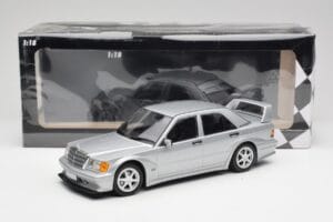 Mercedes 190E W201 2.5-16 EVO 2 Astral Sidabrinis Metallic Minichamps 1:18 155036101 Metalas - nuotrauka 6 iš 6
