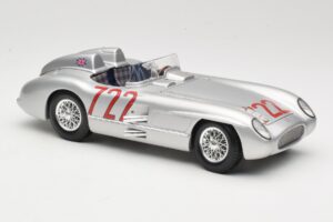 Mercedes 300 SLR W196S #722 S. Moss / D. Jenkinson Mille Miglia Winner 1955 Maisto 1:18 536887 Metalas - nuotrauka 6 iš 8