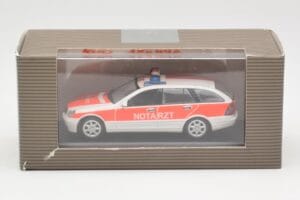 Mercedes C-Class S203 Notarzt Minichamps 1:43 430030190 Metalas - nuotrauka 4 iš 4