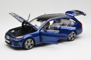Mercedes C-Class S205 T-Modell Brilliant Mėlynas Metalinis Norev 1:18 B66960257 Metalas - nuotrauka 2 iš 8