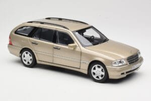 Mercedes C-Class T-Model W202 Smoke Silver Norev 1:18 183388 Metalas - nuotrauka 6 iš 8