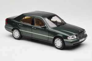 Mercedes C-Class W202 Malachite Green Norev 1:18 183372 Metalas - nuotrauka 4 iš 8