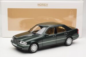 Mercedes C-Class W202 Malachite Green Norev 1:18 183372 Metalas - nuotrauka 8 iš 8