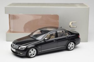 Mercedes C-Class W204 Avantgarde Obsidian Juodas AUTOart 1:18 76264-R1 Metalas - nuotrauka 8 iš 8