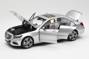 Mercedes C-Class W205 Iridium Sidabrinis Metalinis Norev 1:18 B66960253 Metalas - nuotrauka 2 iš 8