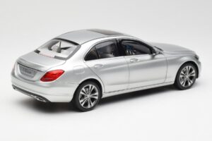 Mercedes C-Class W205 Iridium Sidabrinis Metalinis Norev 1:18 B66960253 Metalas - nuotrauka 3 iš 8