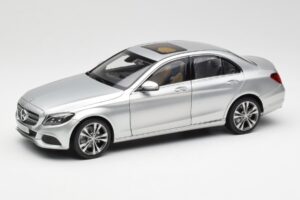 Mercedes C-Class W205 Iridium Sidabrinis Metalinis Norev 1:18 B66960253 Metalas