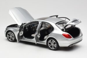 Mercedes C-Class W205 Iridium Sidabrinis Metalinis Norev 1:18 B66960253 Metalas - nuotrauka 5 iš 8