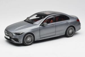 Mercedes C-Class W206 Designo Selenite Pilkas Magno NZG 1:18 B66960638 Metalas