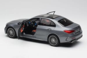 Mercedes C-Class W206 Designo Selenite Pilkas Magno NZG 1:18 B66960638 Metalas - nuotrauka 7 iš 8