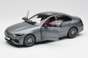 Mercedes C-Class W206 Designo Selenite Pilkas Magno NZG 1:18 B66960638 Metalas - nuotrauka 8 iš 8
