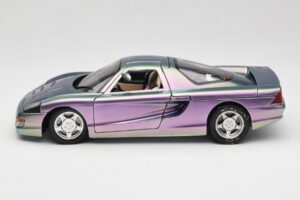 Mercedes C112 Violetinis Guiloy 1:18 GI001 Metalas - nuotrauka 4 iš 8