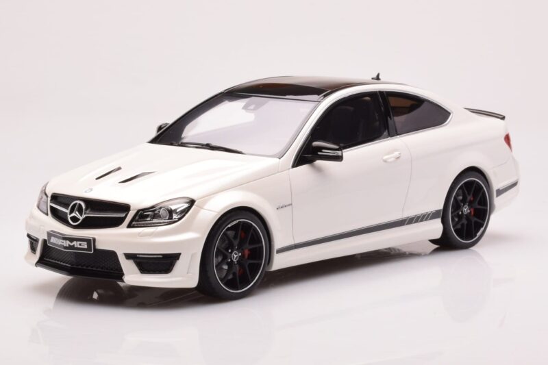 Mercedes AMG C63 W204 Edition 507 Baltas GT Spirit 1:18 GT899 Derva