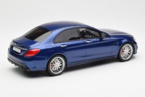 Mercedes AMG C63 S W205 Mėlynas GT Spirit 1:18 ZM044 Derva - nuotrauka 2 iš 6
