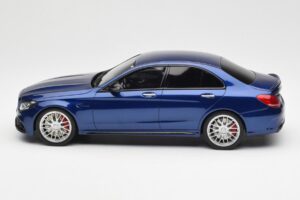 Mercedes AMG C63 S W205 Mėlynas GT Spirit 1:18 ZM044 Derva - nuotrauka 3 iš 6