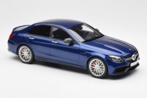 Mercedes AMG C63 S W205 Mėlynas GT Spirit 1:18 ZM044 Derva - nuotrauka 4 iš 6