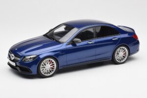 Mercedes AMG C63 S W205 Mėlynas GT Spirit 1:18 ZM044 Derva