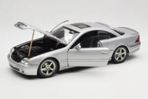 Mercedes CL500 C215 Lorinser Silver Metallic AUTOart 1:18 70121 Metalas - nuotrauka 2 iš 8