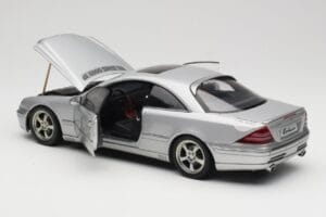 Mercedes CL500 C215 Lorinser Silver Metallic AUTOart 1:18 70121 Metalas - nuotrauka 5 iš 8