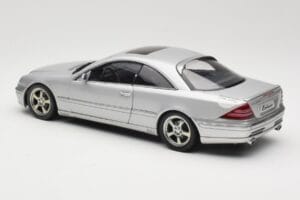 Mercedes CL500 C215 Lorinser Silver Metallic AUTOart 1:18 70121 Metalas - nuotrauka 7 iš 8