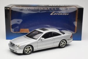 Mercedes CL500 C215 Lorinser Silver Metallic AUTOart 1:18 70121 Metalas - nuotrauka 8 iš 8
