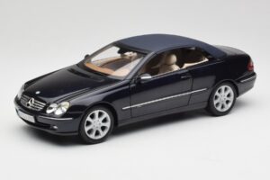 Mercedes CLK 500 W209 Kabrioletas Tamsiai Mėlynas Metalinis Kyosho 1:18 B66962174 Metalas - nuotrauka 3 iš 9