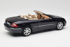 Mercedes CLK 500 W209 Kabrioletas Tamsiai Mėlynas Metalinis Kyosho 1:18 B66962174 Metalas - nuotrauka 4 iš 9