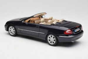 Mercedes CLK 500 W209 Kabrioletas Tamsiai Mėlynas Metalinis Kyosho 1:18 B66962174 Metalas - nuotrauka 8 iš 9